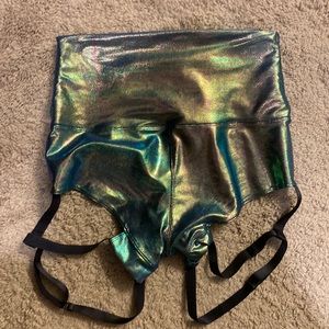 Naughty Goddexx Pole Fitness Garter Shorts